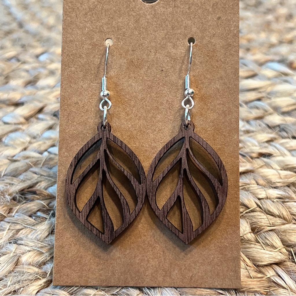 Walnut Leaf Earrings